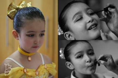 Dicas de maquiagem para bailarina infantil - criança