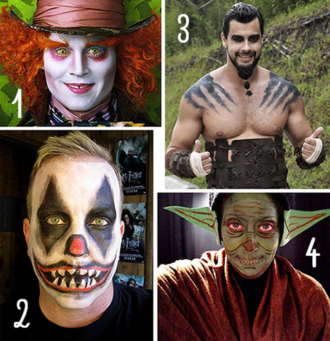 Melhores fantasias e maquiagem para halloween masculina