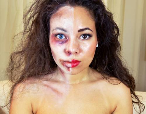 Fotos de maquiagem para Halloween - zumbi feminina