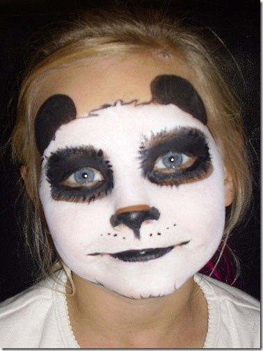 Maquiagem linda para criança - Halloween