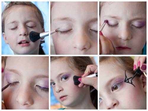 fotos maquiagem de bruxa infantil