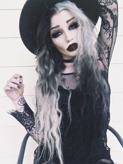 foto maquiagem de bruxa de luxo chique