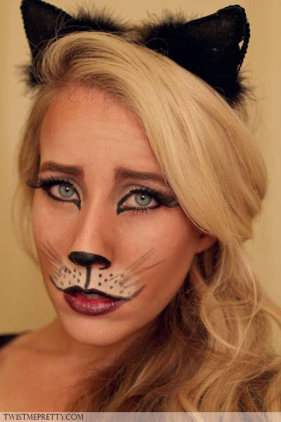 maquiagem de gatinha fantasia tutorial
