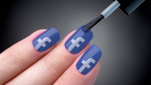 unha decorada azul facebook