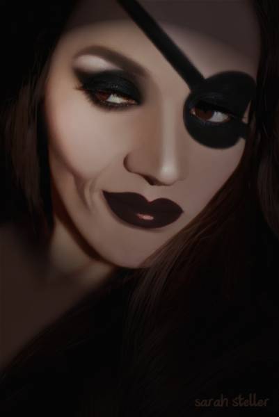 maquiagem fantasia pirata feminina