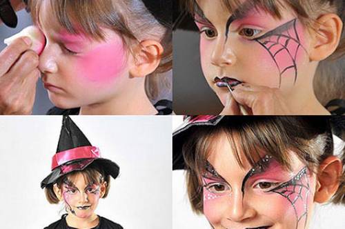 Maquiagem de Halloween Fácil para Crianças