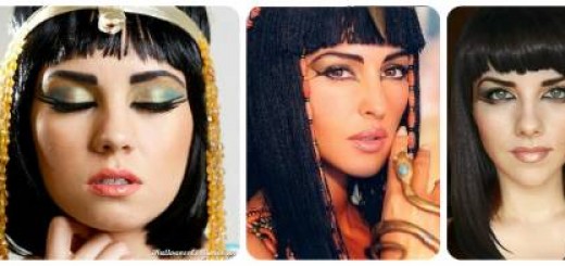 Maquiagem simples egípcia